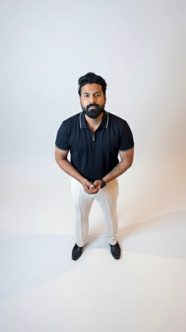 Classic Badge Wool Flannel Dress Trousers